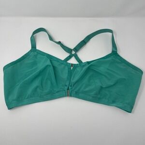 Auden Unlined Geen Bralette Sheer No Wire Racerback 3X